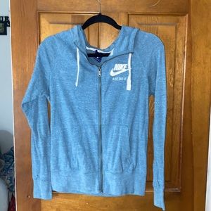 zip up Nike sweatshirt